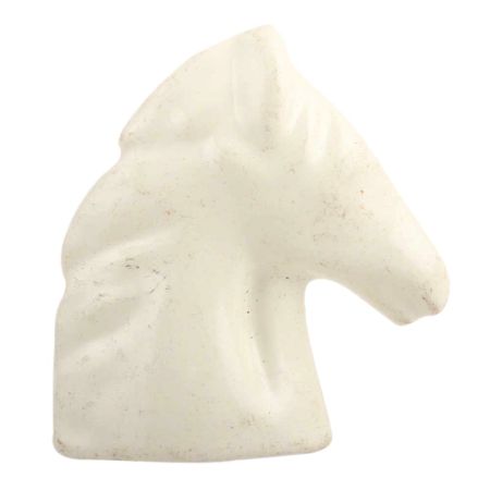 Cream Horse Metal Knobs